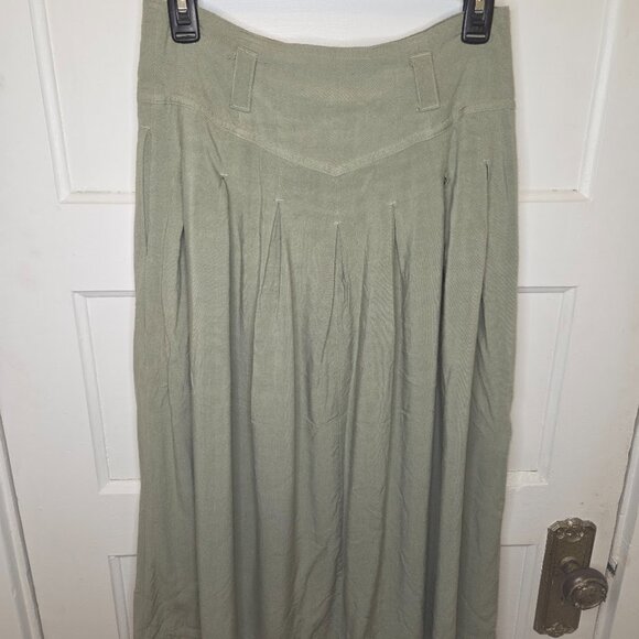 Vintage Outback Sage Green Skirt - Women's Size 10 - W/ Pockets and Belt Loops - Picture 2 of 4